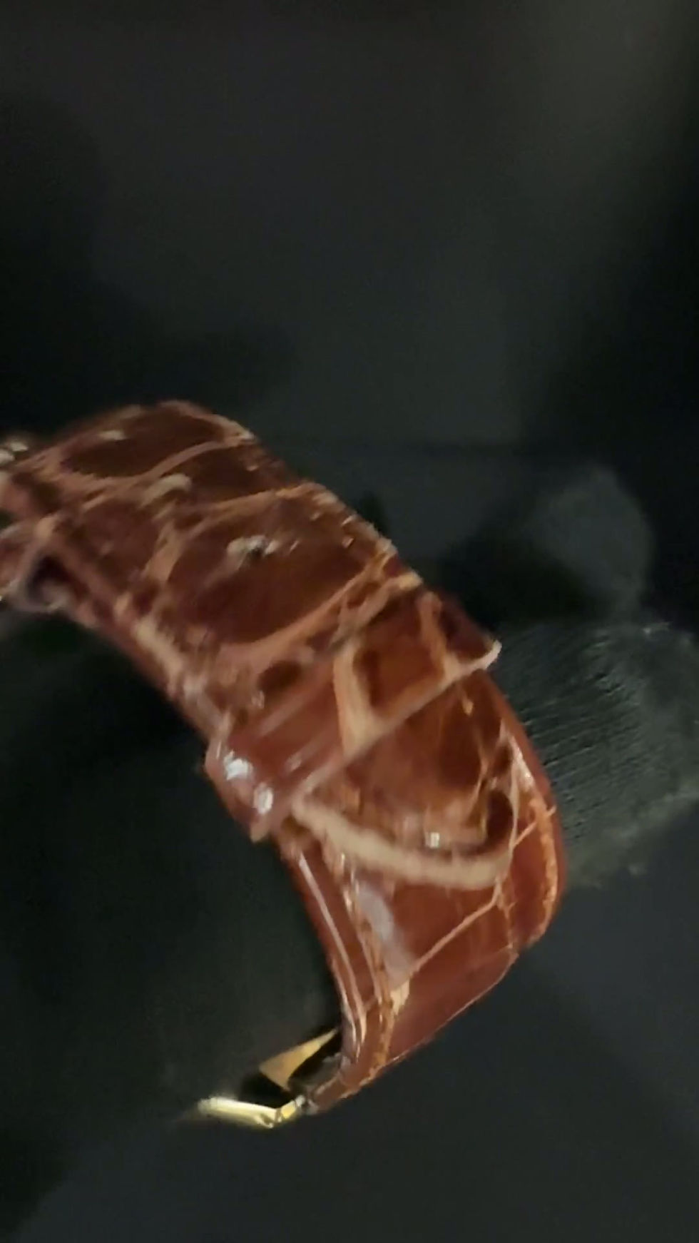 Thumbnail: Rolex Oyster Perpetual 14k yellow gold White patina dial Shark teeth 369 markers