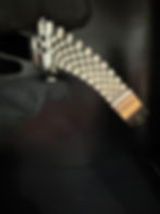Thumbnail: DateJust Silver Dial with Diamond hour markers Fluted Bezel on Jubilee