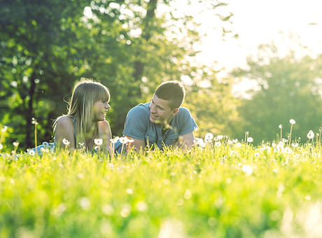 Lying in the Grass