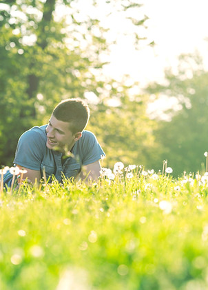 Lying in the Grass