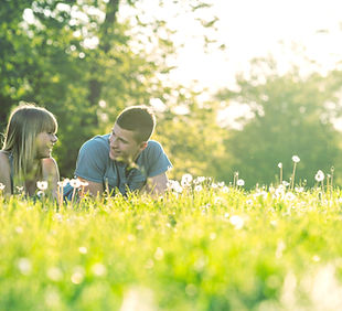 Lying in the Grass