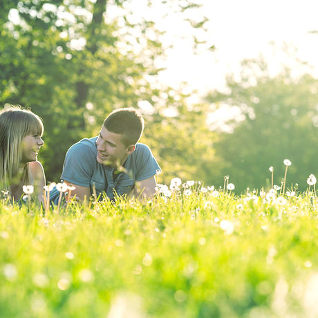 Lying in the Grass
