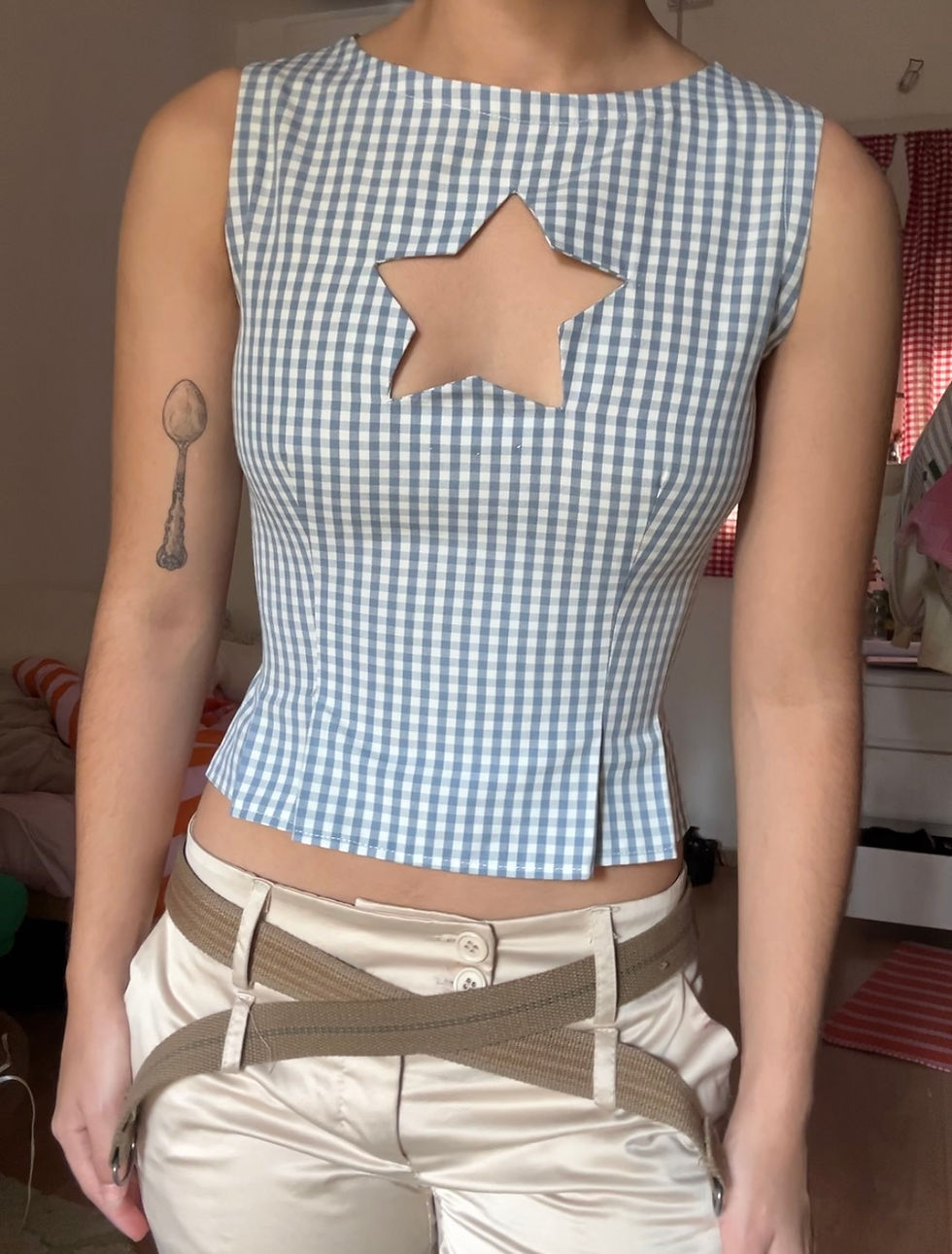Thumbnail: star top gingham