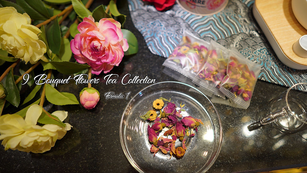 ภาพขนาดย่อ: 9 Bouquet Flowers Tea Collection สูตรที่ 1  “ชาช่อดอกไม้ สูตรที่ 1"