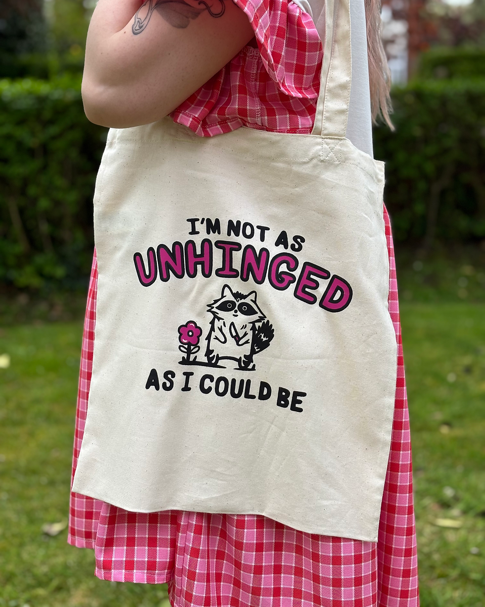 Thumbnail: Unhinged Boris Small Cotton Tote