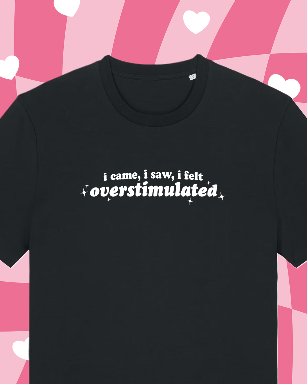 OVERSTIMULATED Unisex Cotton T-Shirt