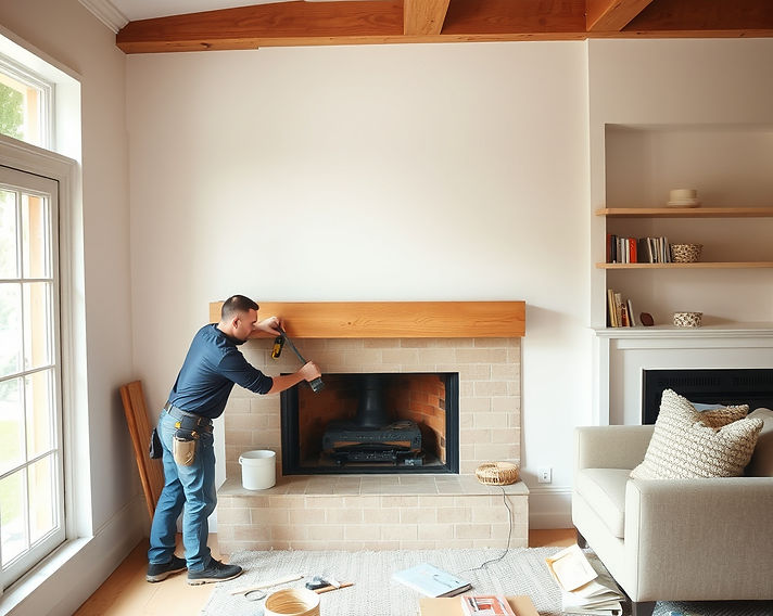 a skilled handyman repairing drywall and installing trim in a cozy living room.jpg