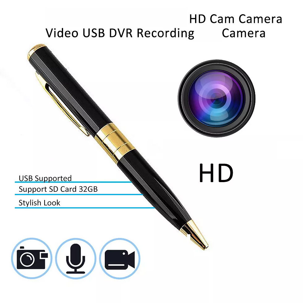 Thumbnail: Pen Camera Cam Mini Hidden Pocket Audio Video Recorder DVR Security 1080P HD USA
