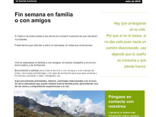 Trekking en la sierra