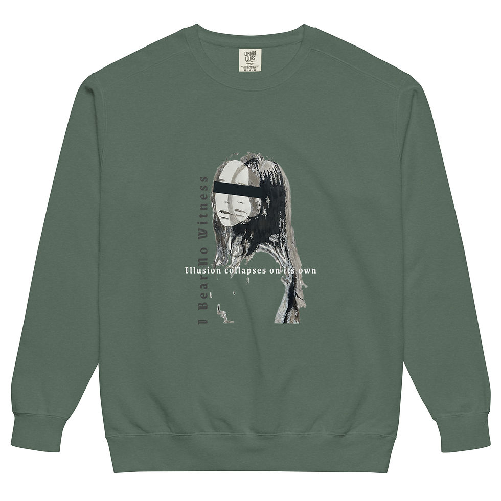 Thumbnail: I Bear No Witness garment-dyed crewneck
