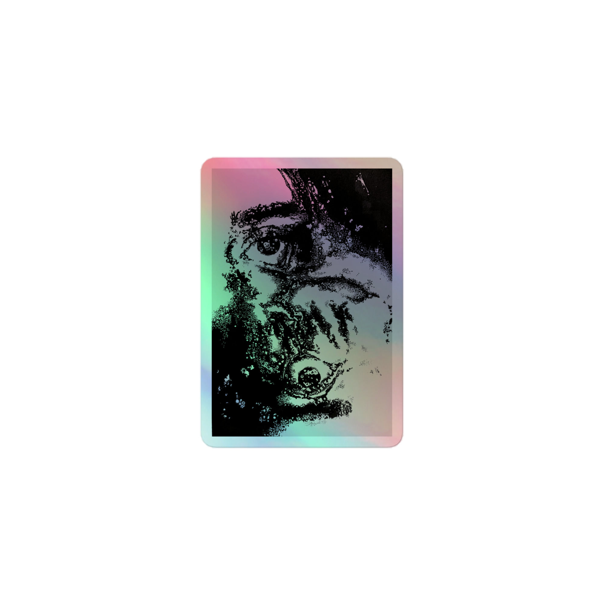Apprehension Holographic sticker