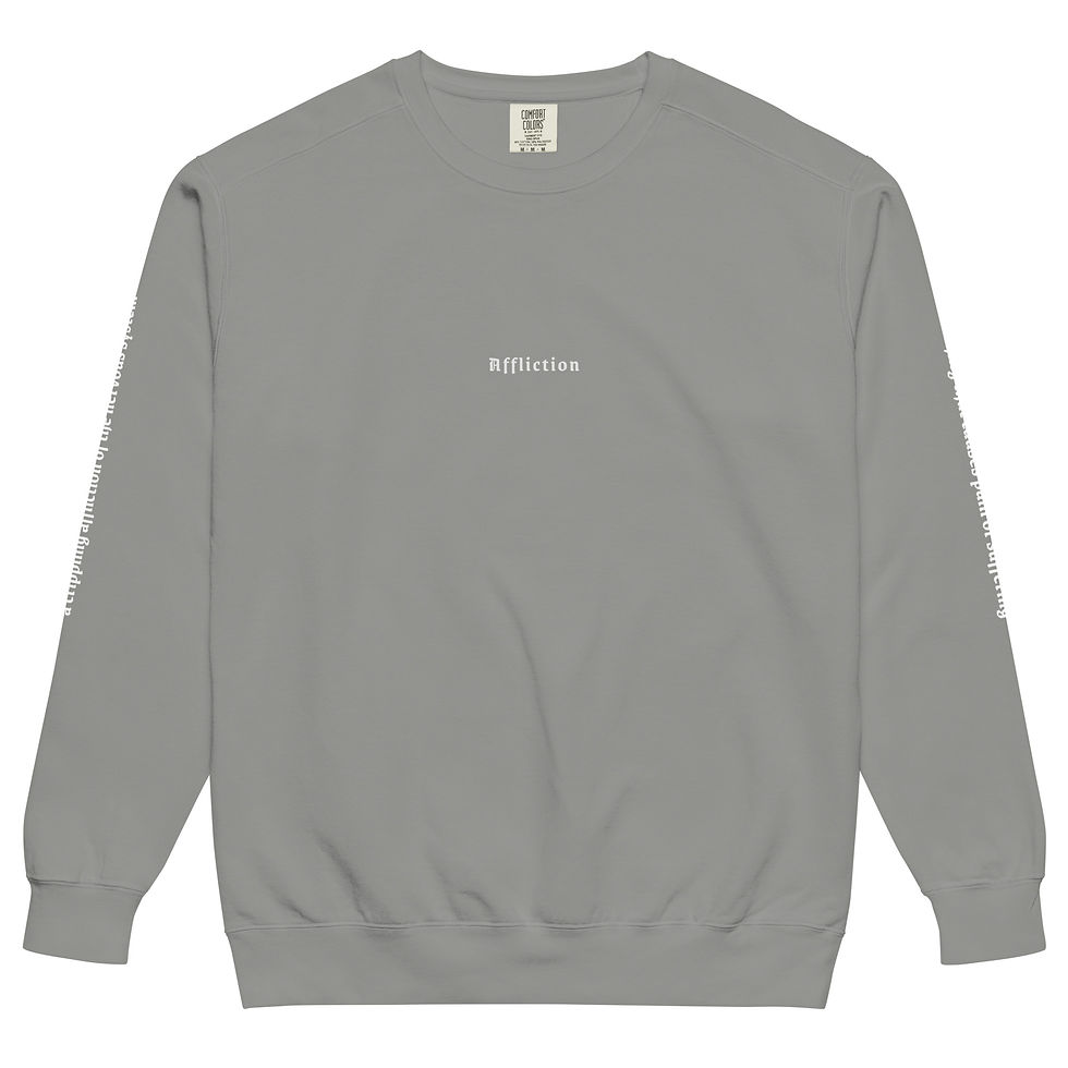 Thumbnail: Affliction garment-dyed crewneck