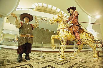Esculturas em Isopor Fibra de Vidro Cenografia don quixote