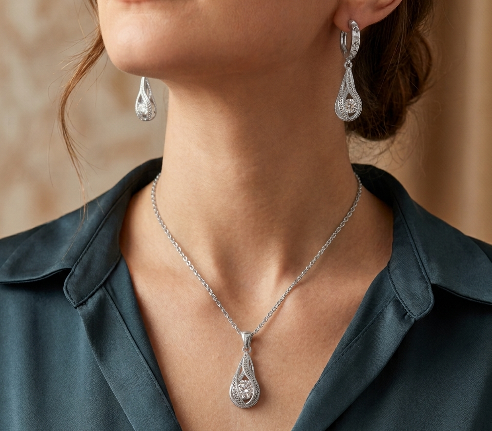 Luna Crystal Jewellery Set