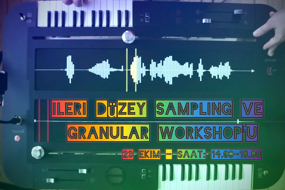Küçük resim: Advanced Sampling and Granular Workshop, October 23