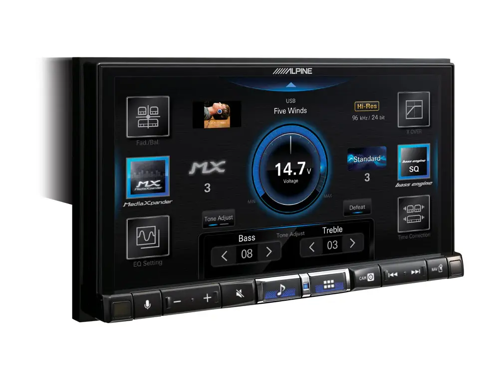 Alpine iLX-705DM - 7” Digital Media Bluetooh Apple CarPlay/Android Auto