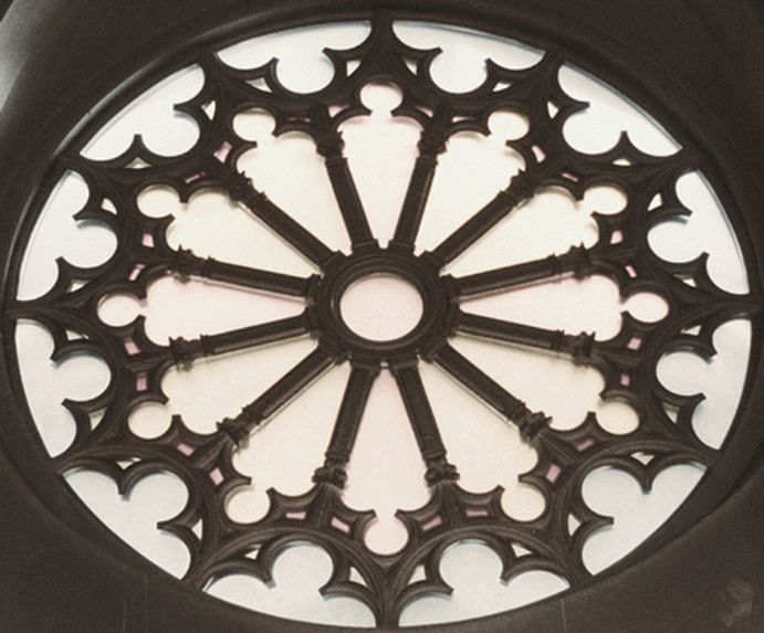 Rose Window inside a Church