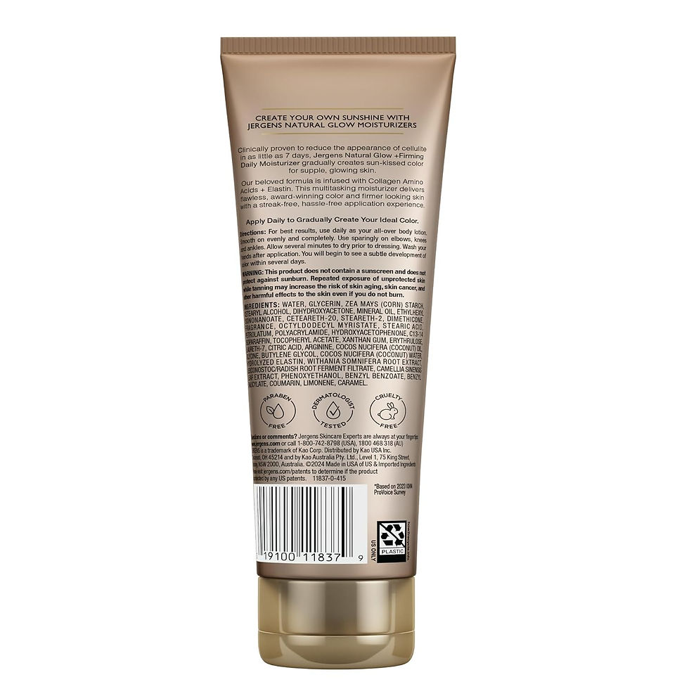 Thumbnail: Jergens Natural Glow +Firming Self Tanner Body Lotion