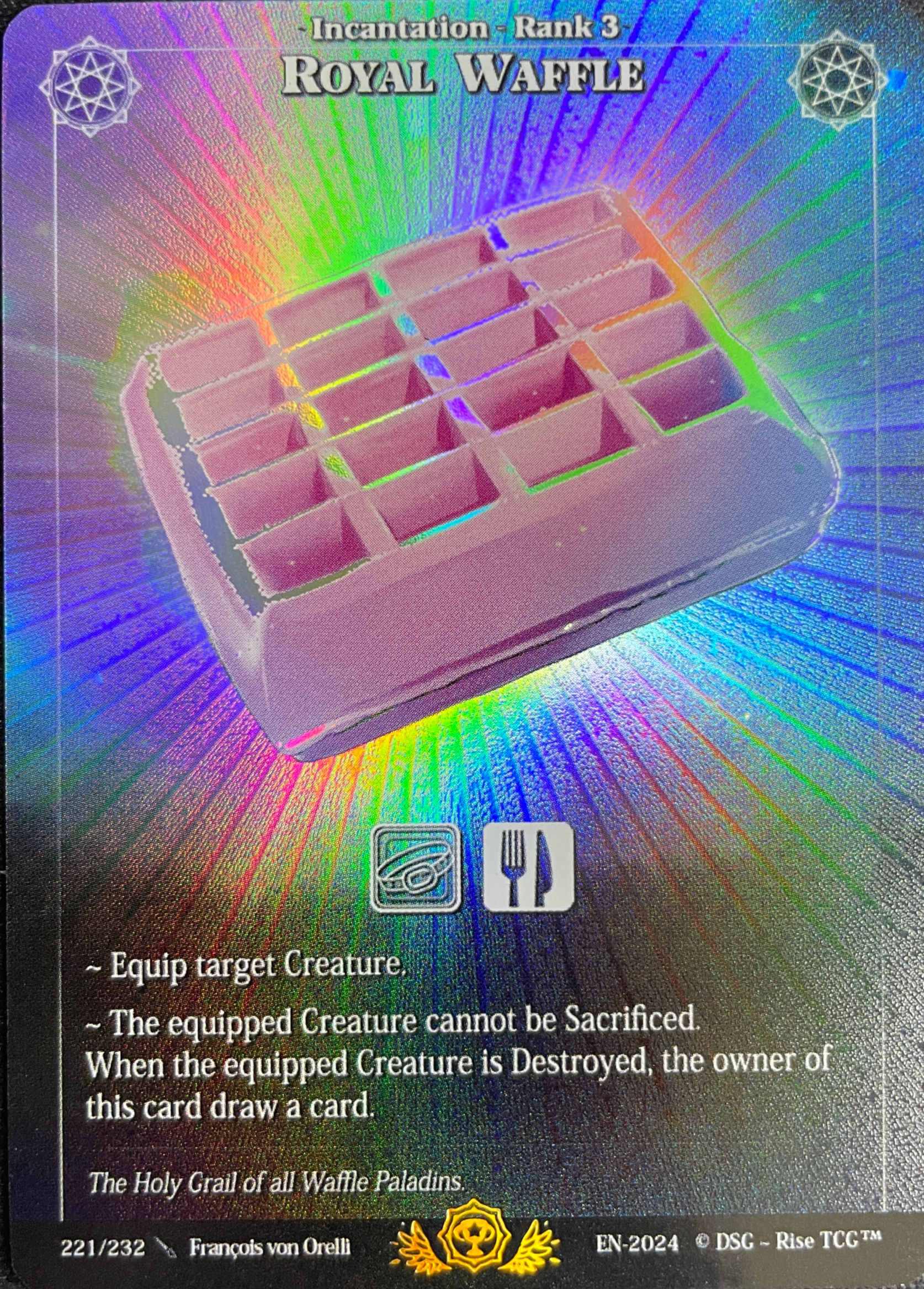 RISE TCG - Trophy - Royal Waffle Rainbow