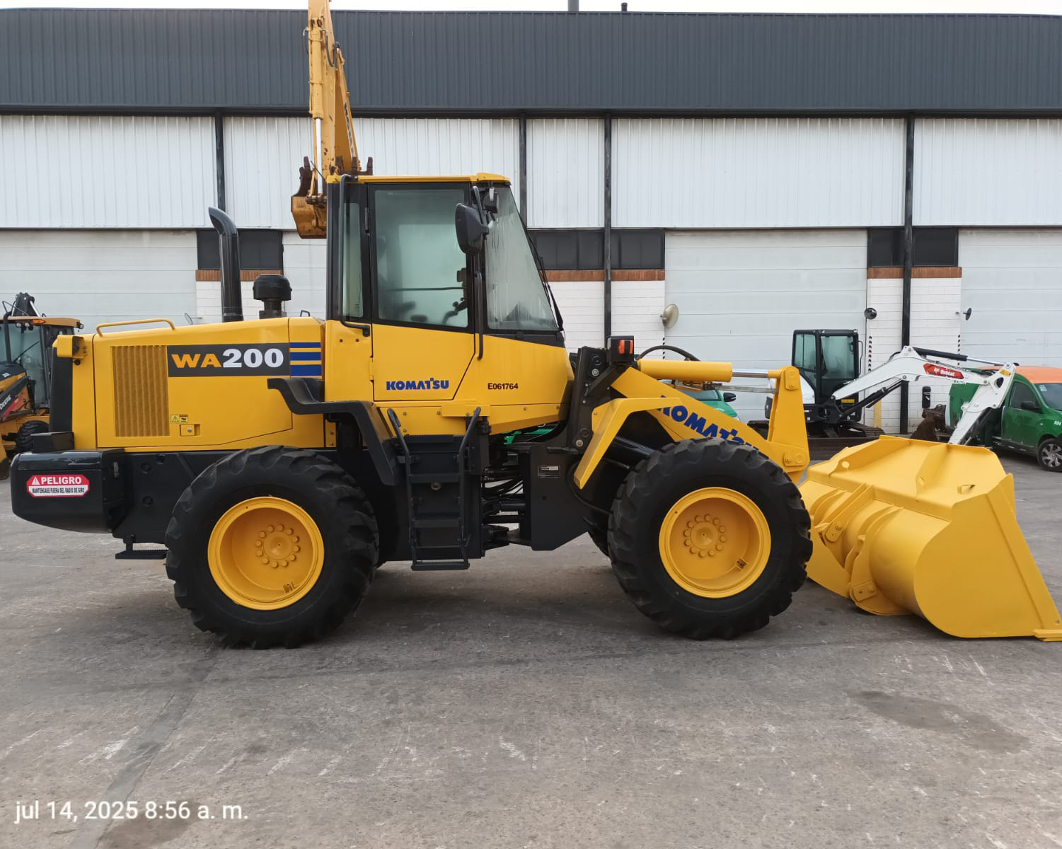 Pala cargadora Komatsu WA200-6