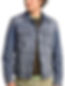 Un blouson en jean.