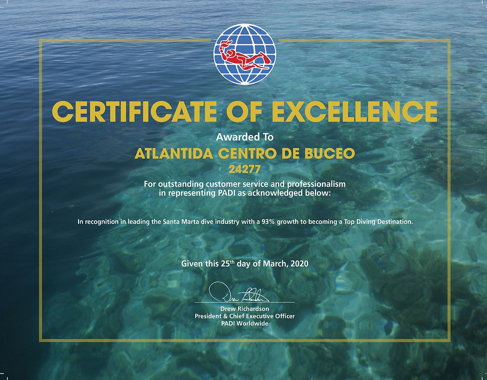 Certificado de reconocimiento de calidad