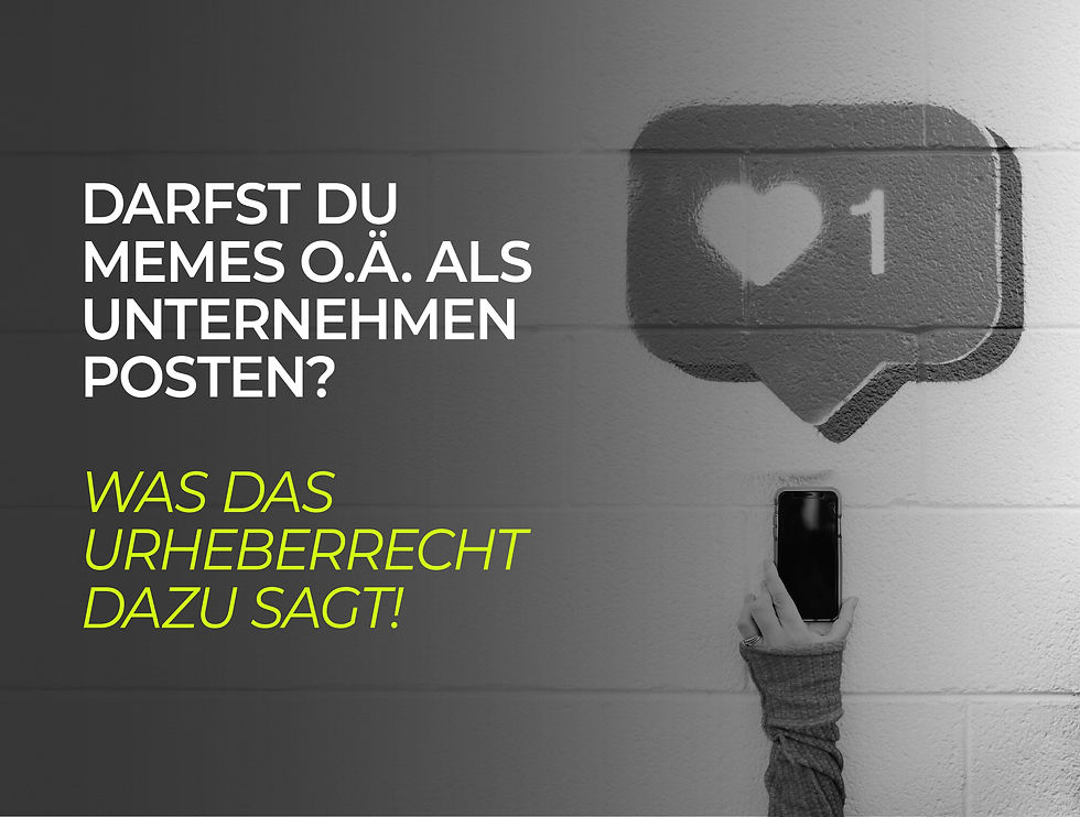 Darfst du Memes als Unternehmen posten? Was das Urheberrecht dazu sagt!