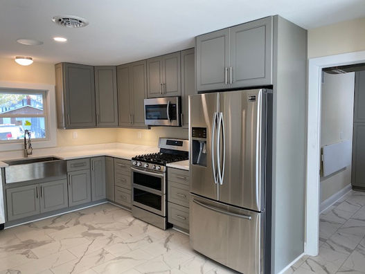 Interior home renovation and custom remodeling project in Bowie, Maryland by The North Star Companies, LLC