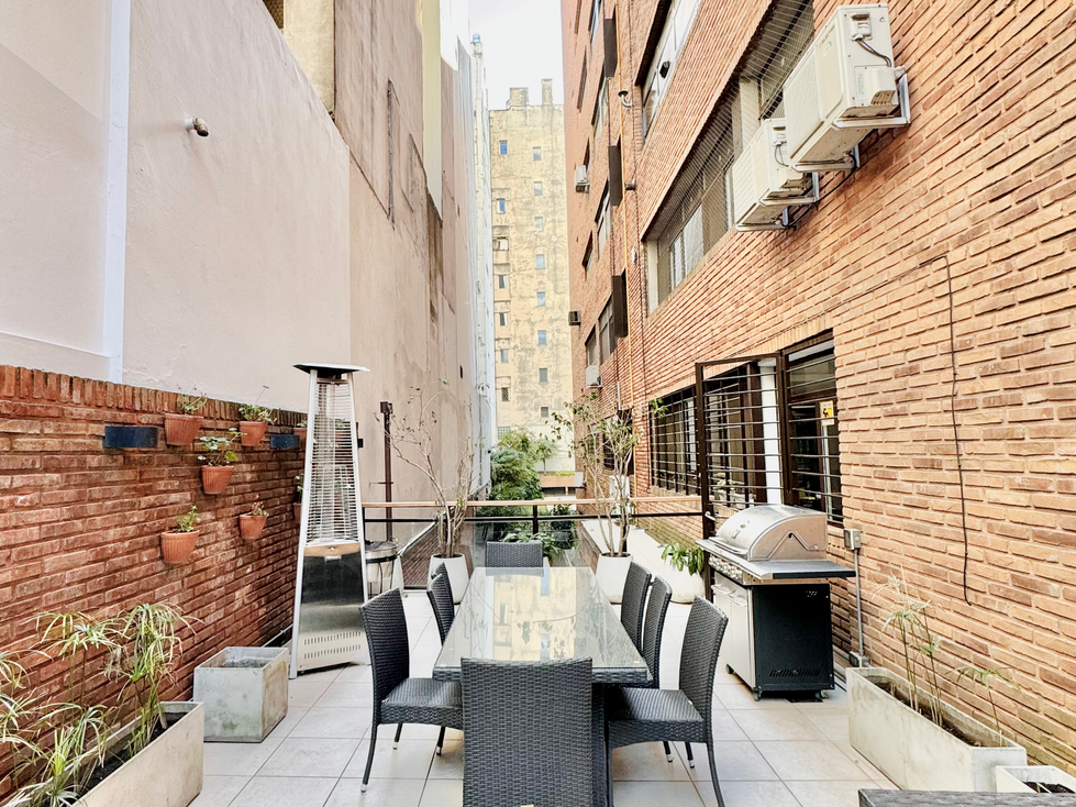 patio departamento en belgrano 4 dormitorios