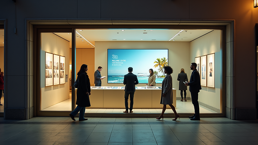 Vue d'ensemble d'un site vitrine d'agence de voyages