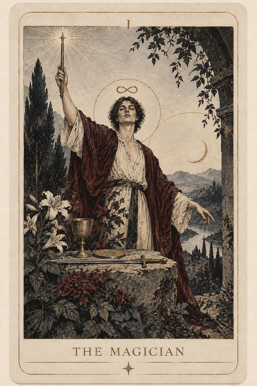 The Magician’s Mystic Tarot Card.png