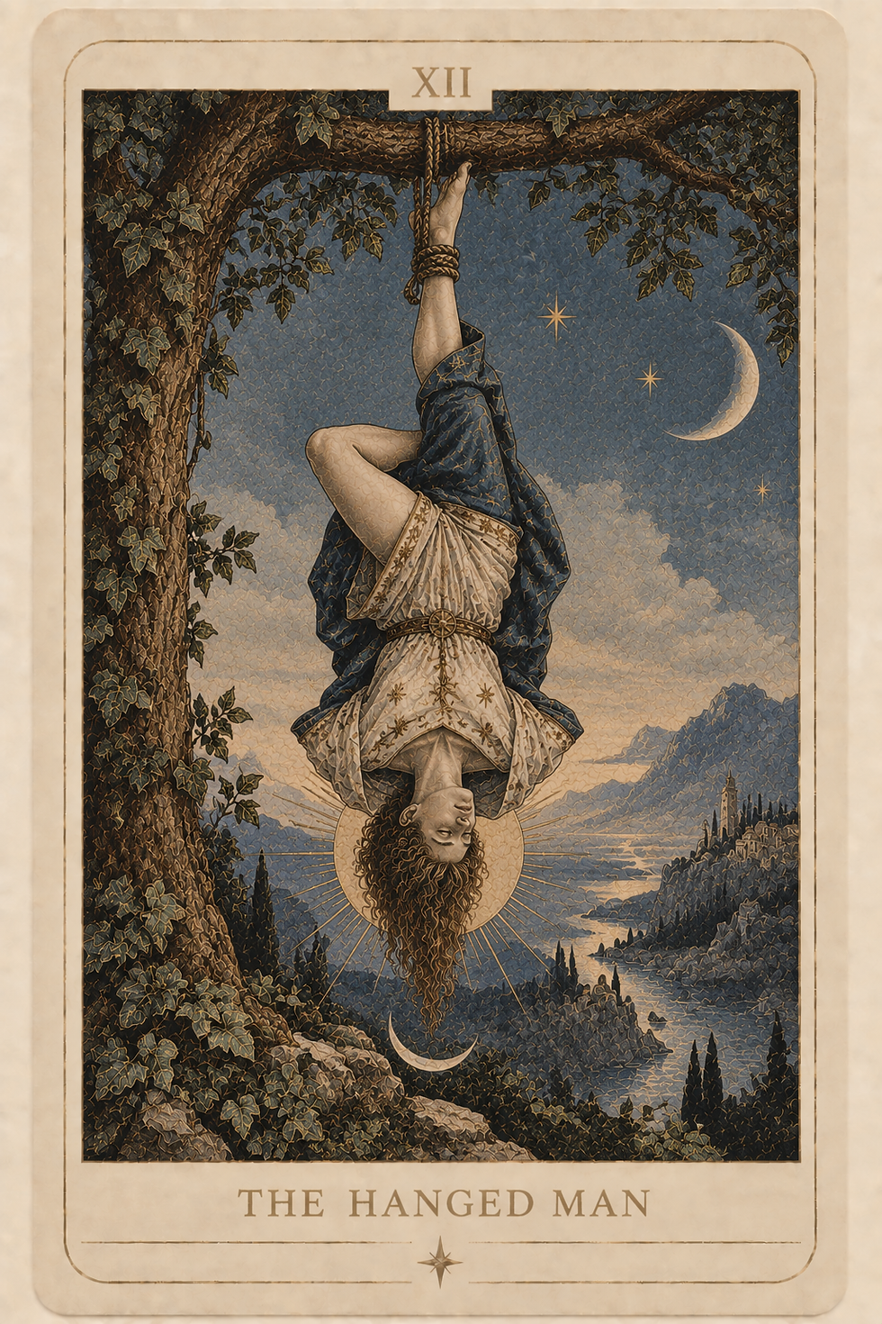 The Hanged Man_ Mystic Tarot Card.png