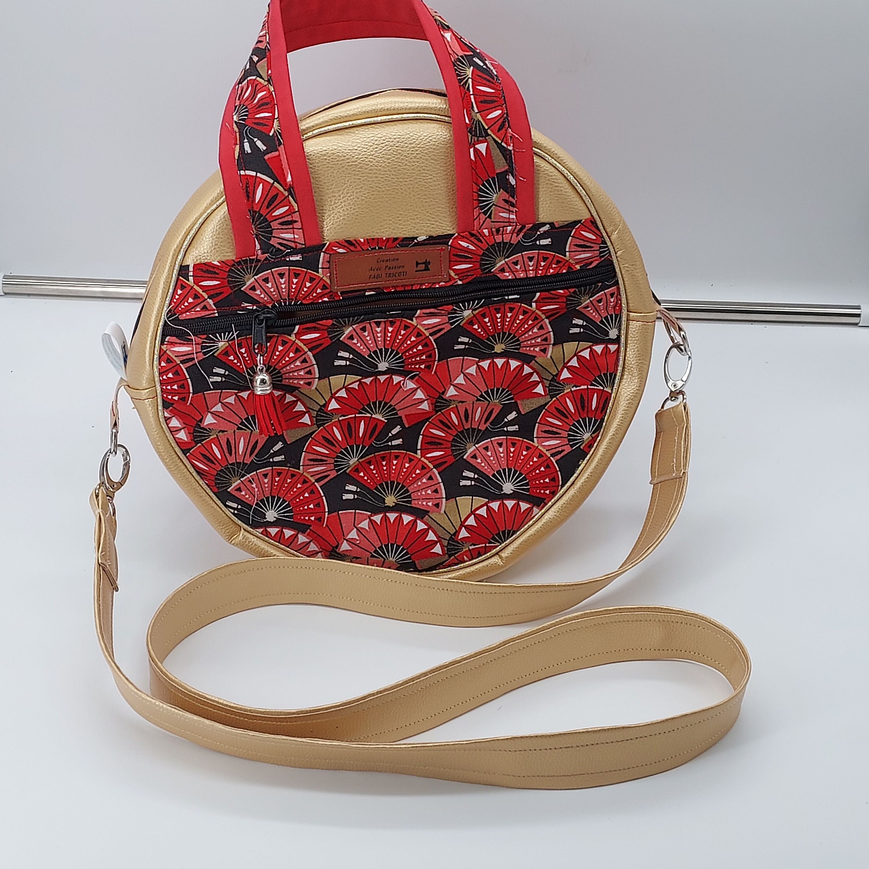 Sac Rond "Eventail d'Asie"
