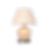 1980's ceramic lamp, beige
