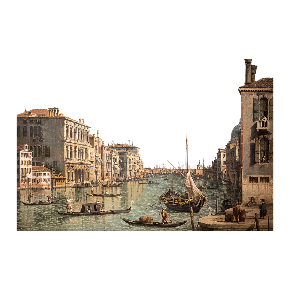 Acrylic painting of Venice