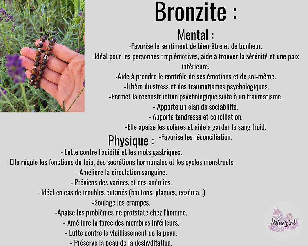 Miniature : Bronzite 08mm