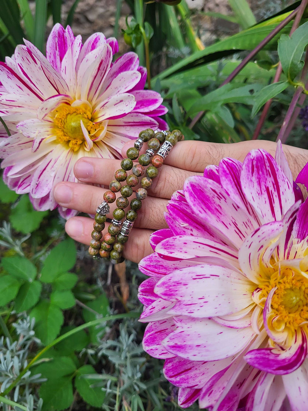 Bracelet Unakite 06mm