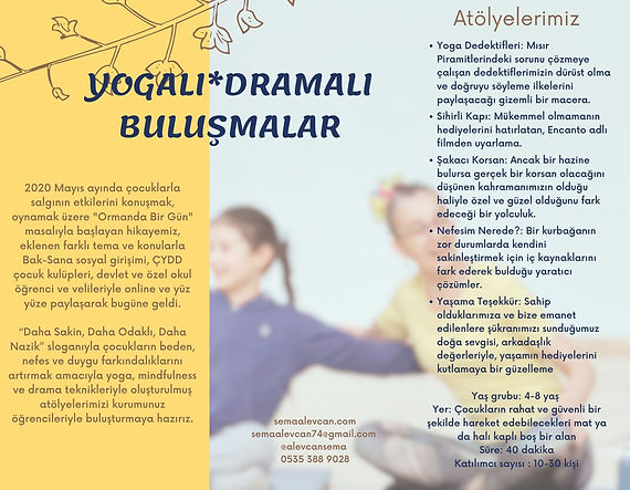 YOGALIDRAMALI BULUŞMALAR açıklaması