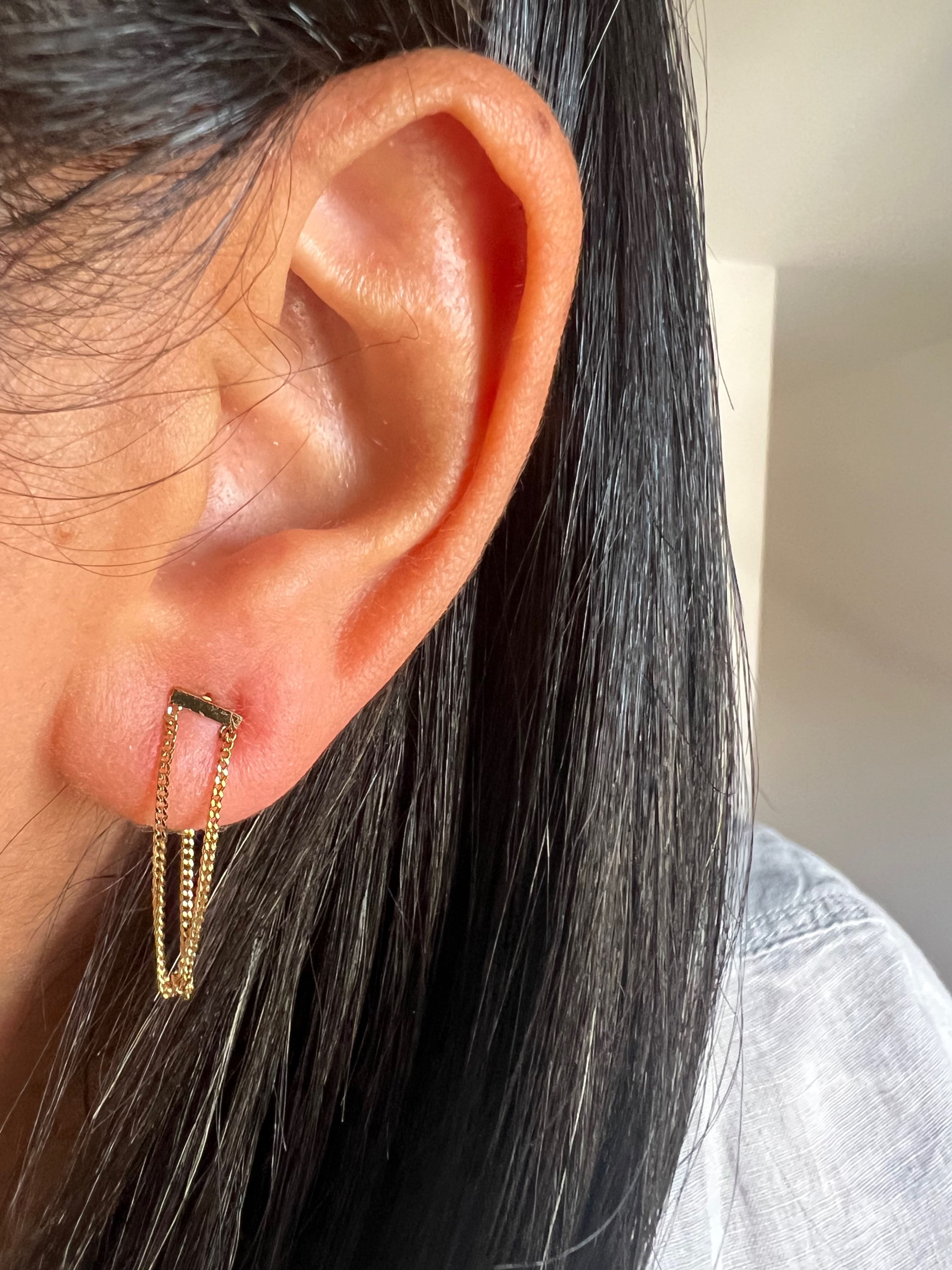 La boucle Gwen (dorée ou argentée) 