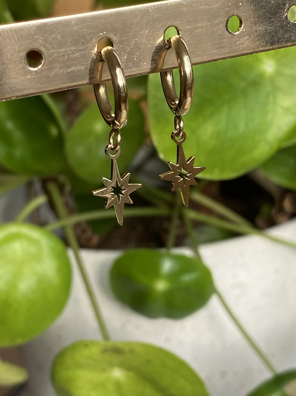 Miniature : Mini créoles Star (dorées ou argentées)