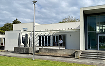 Front of Mariana’s Kitchen Eatery café in Lower Hutt near the War Memorial Library, welcoming customers with Argentinian flav