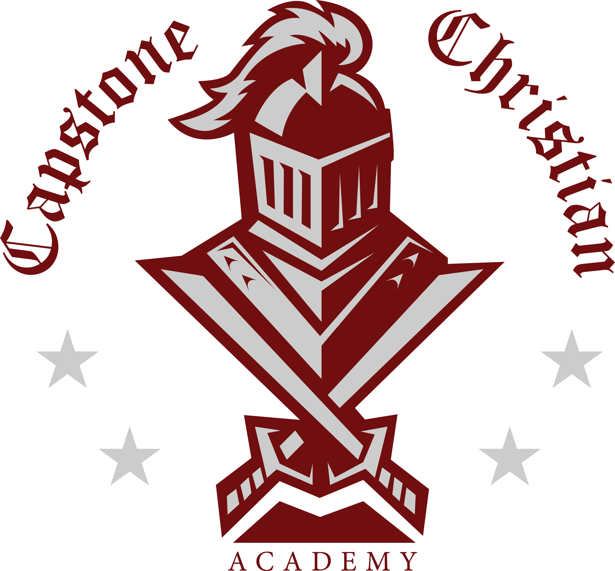Silver Knights logo red with text.png