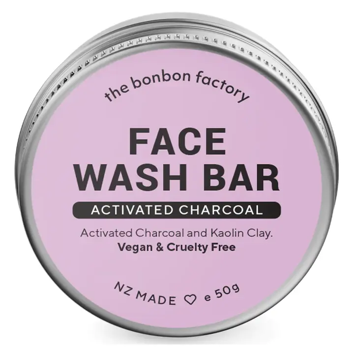 Activated Charcoal Face Wash Bar - 50g