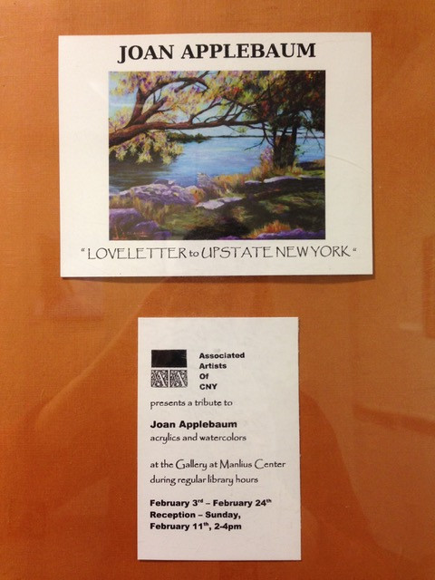 Joan Applebaum Art Show Reception