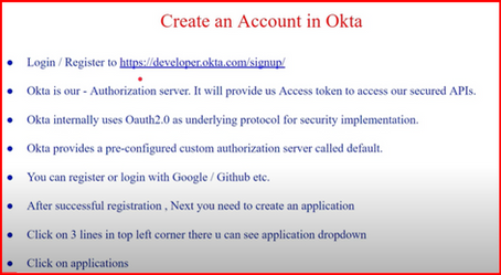 Oauth + OKTA