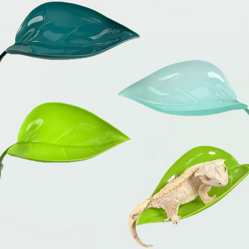 Frog Habitat Leaf Suction Cup Reptile Basking Area Resting Terrace Suction Cups