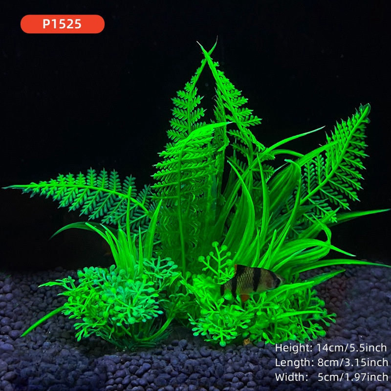 Thumbnail: 14cm/5.5inch Fish Tank Simulation Plant Aquarium Artificial DIY Decor Plants Wat