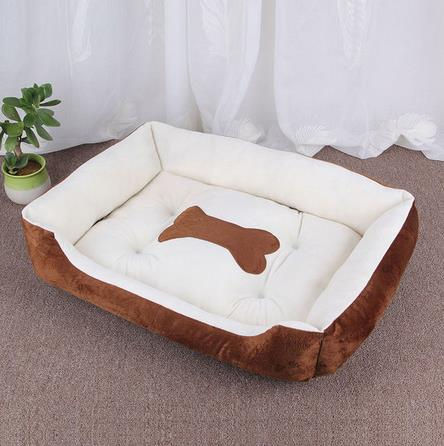 Thumbnail: Pet Large Dog Bed Warm House Candy-colored Square Nest Pet Kennel For Small Medi