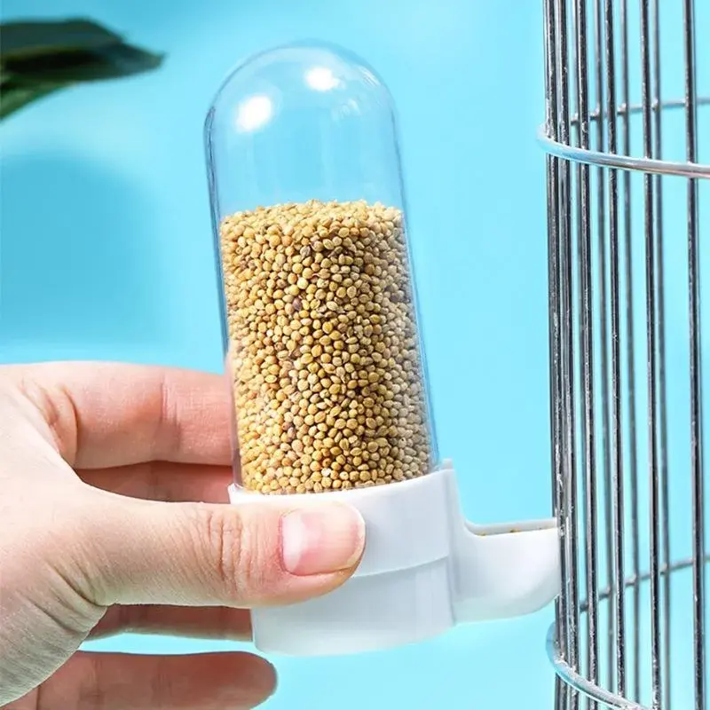 Thumbnail: Hanging Pet Feeder Squirrel Parrot Water Dispenser Pet Bird Food Box Cage Access