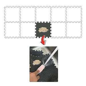 Thumbnail: 30*30cm 1-10Pcs Pet Warming Pad EVA Foam Guinea Pig Hamster Soft Sleeping Mat Ra